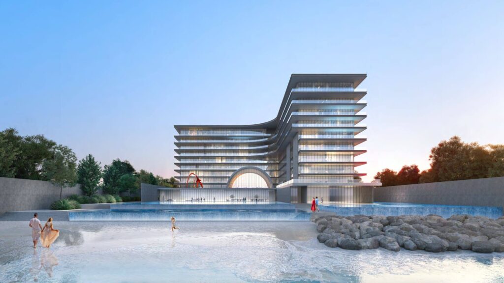 Beach and Pool - Armani Beach Residence Palm Jumeirah Beach and Pool - Armani Beach Residence Palm Jumeirah