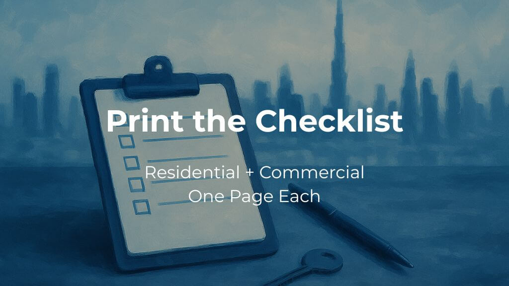 Decision Checklists Clipboard with blank checklist, pen, and key on a desk.